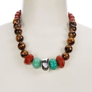 Simon Sebbag Semi Precious Stone Statement Necklace